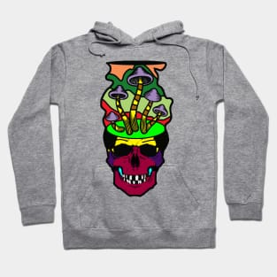 Skeleton tatoo drawing Hoodie